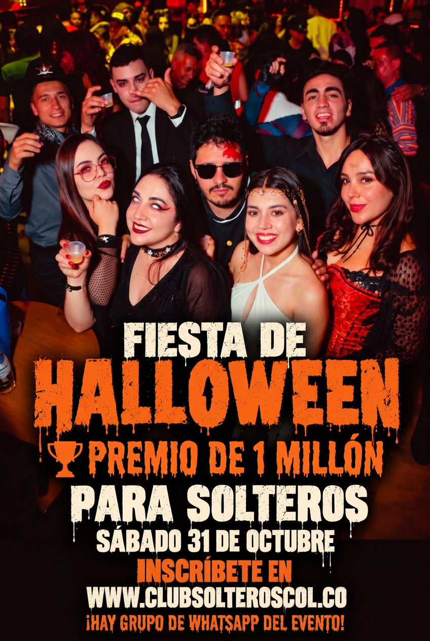 🎃 Fiesta de Halloween para Solteros | 31 de octubre de 2026, Bogotá 👻