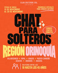 Chat para solteros Región Orinoquía | 15 al 30 de noviembre