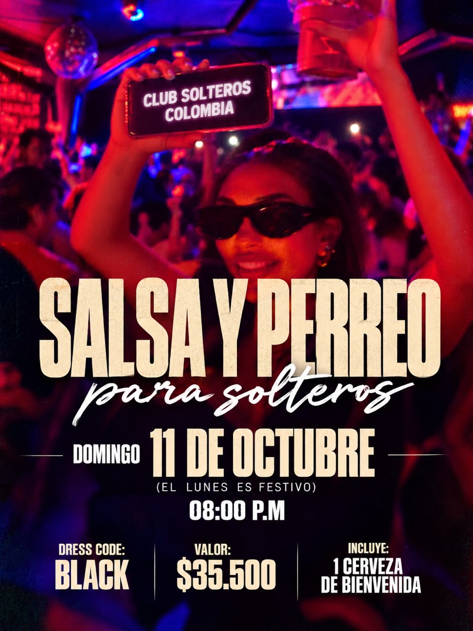 Salsa y Perreo para Solteros | 11 de octubre, Bogotá