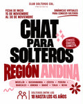 Chat para solteros Región Andina | 15 al 30 de noviembre