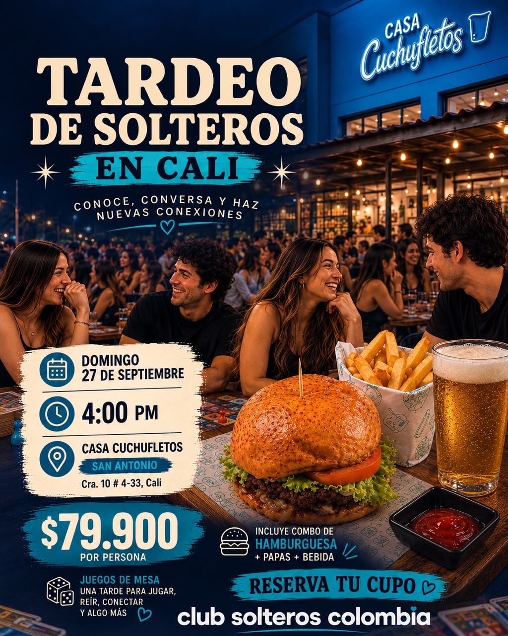 Tardeo de Solteros en Cali – Casa Cuchufletos